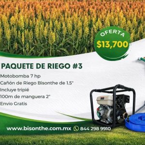 PAQUETE DE RIEGO BISONTHE #3